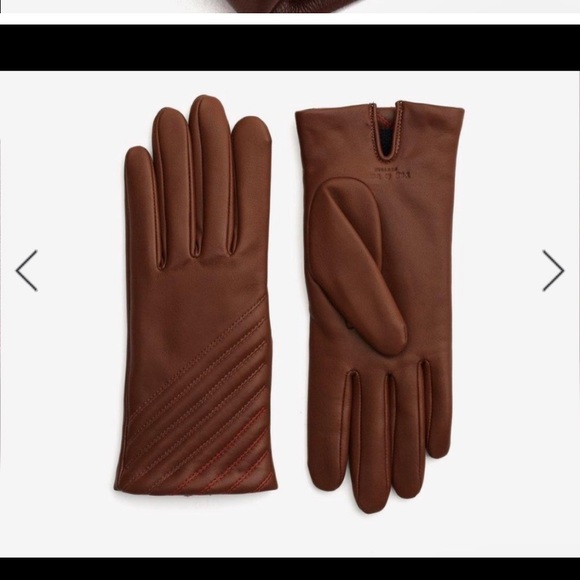 Rag and Bone | Dark Brown Slant Gloves | Like New |  Size M - Picture 3 of 5
